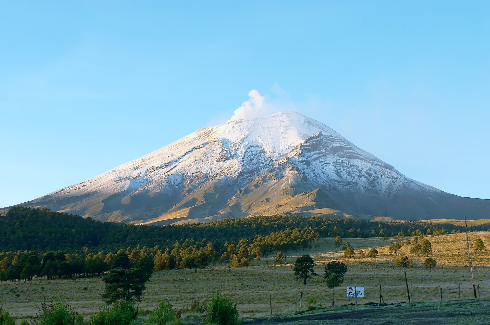 Paso de Cortés — miradores del Popocatépetl